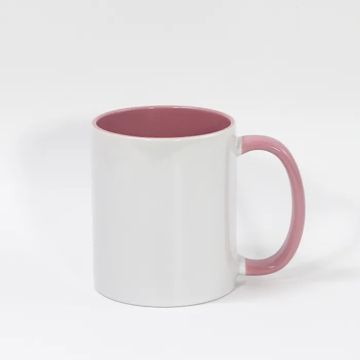 11 oz. Mug, color inside and handle customized with your design