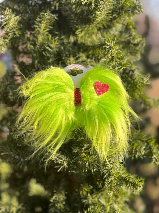 Grinch Hair Bow