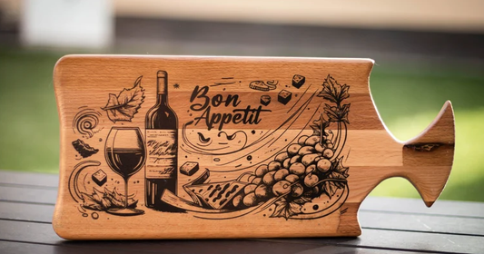 Laser Engraved Charcuterie Boad