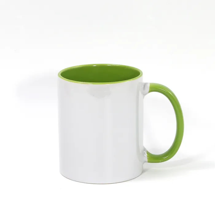 11 oz. Mug, color inside and handle customized with your design