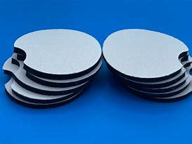Neoprene car coaster (set of 2) customized with your design