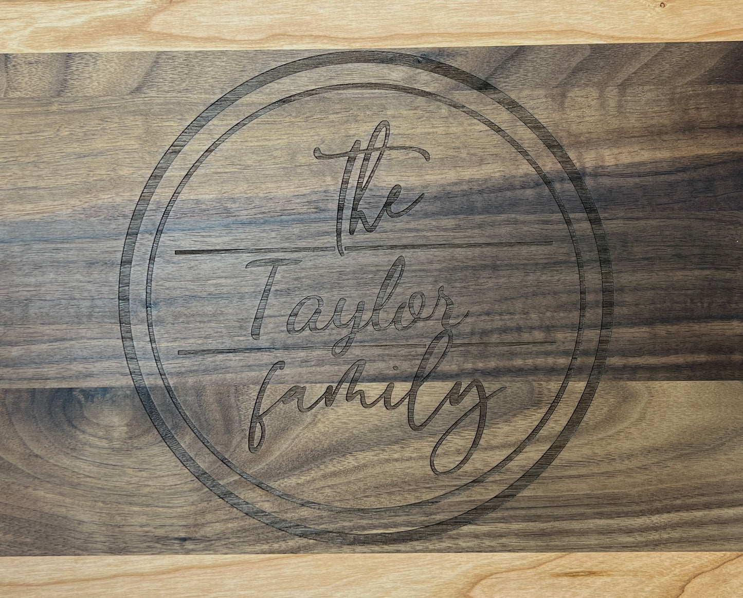 Laser engraved Charcuterie Board